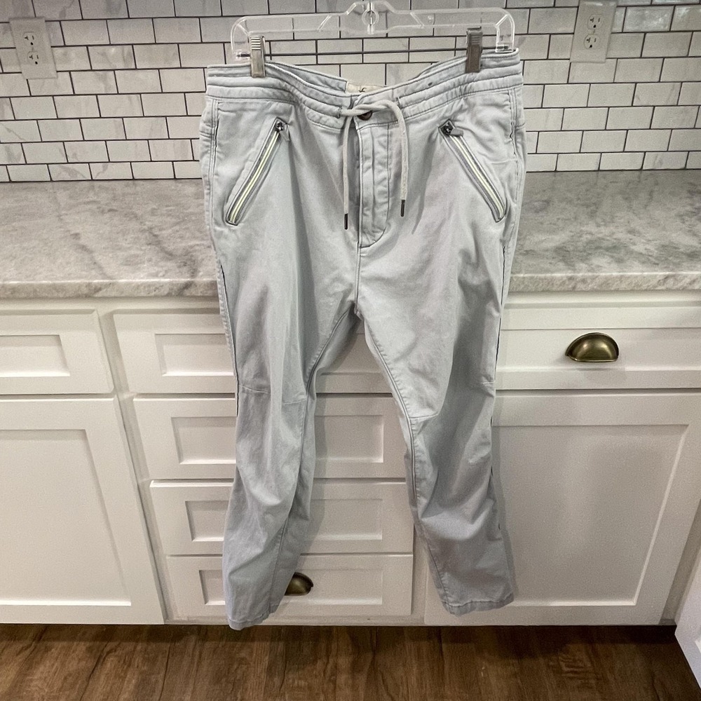 Hollister Pants Mens 34 Gray Jogger Y2K Pocket Urban Utility Retro